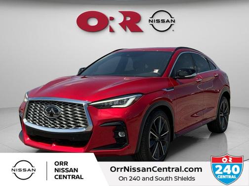 Dynamic Sunstone Red 2023 INFINITI QX55 ESSENTIAL