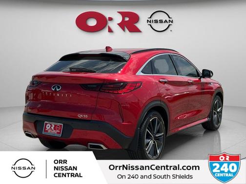 Dynamic Sunstone Red 2023 INFINITI QX55 ESSENTIAL