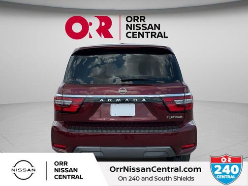 Red Pearl 2024 Nissan Armada Platinum