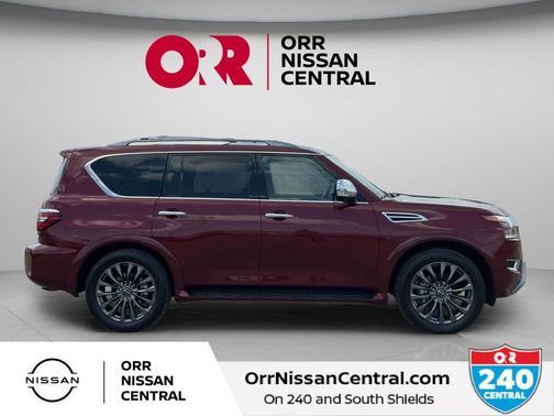 Red Pearl 2024 Nissan Armada Platinum