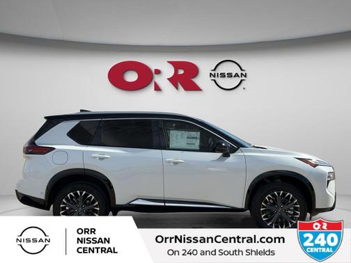 White / Black 2026 Nissan Rogue Platinum