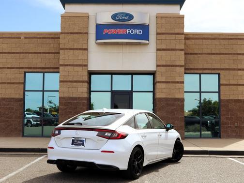 White 2024 Honda Civic SPORT