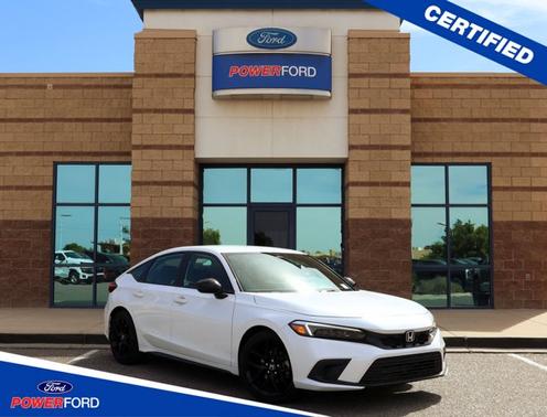 White 2024 Honda Civic SPORT