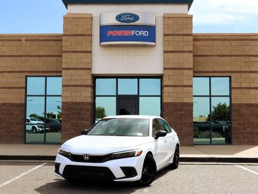 White 2024 Honda Civic SPORT