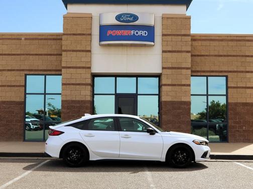 White 2024 Honda Civic SPORT
