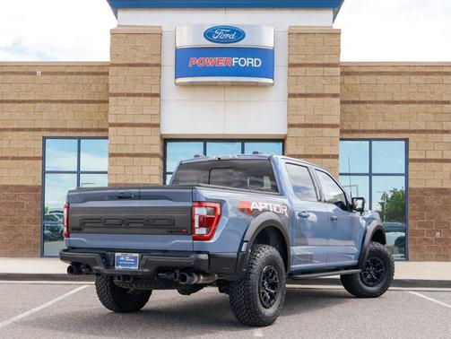 AZURE GRAY METALLIC TRICOAT 2023 Ford F-150 RAPTOR