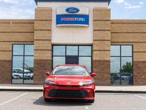 Red 2025 Toyota Camry LE