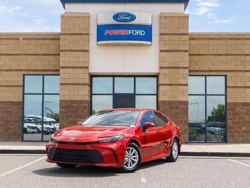 Red 2025 Toyota Camry LE
