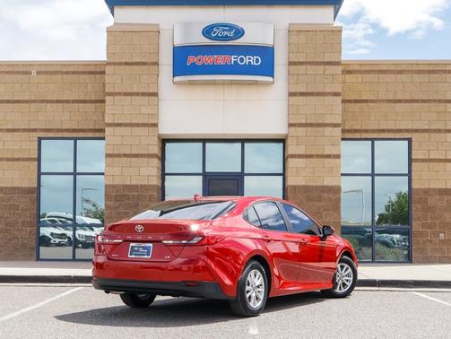 Red 2025 Toyota Camry LE