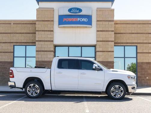 Bright White Clearcoat 2023 RAM 1500 LONGHORN