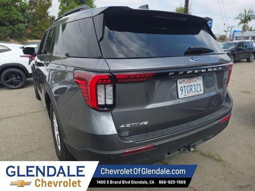 Gray Metallic 2025 Ford Explorer Active
