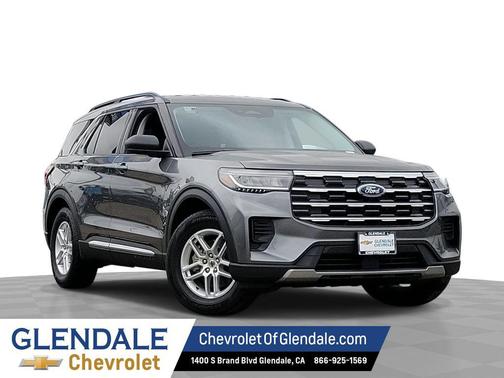 Gray Metallic 2025 Ford Explorer Active