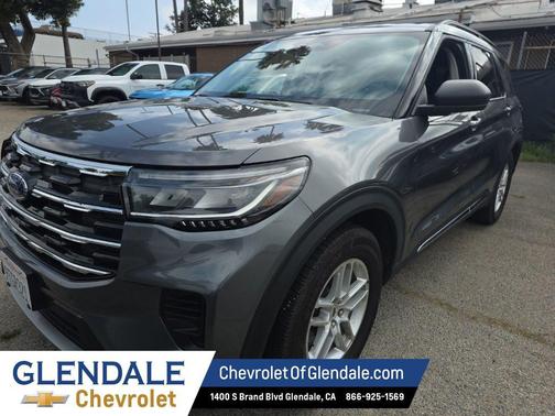 Gray Metallic 2025 Ford Explorer Active