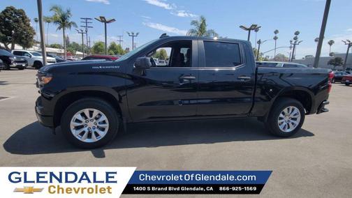 Black 2025 Chevrolet Silverado 1500 Custom