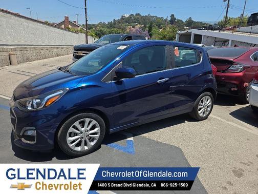 Blue Glow Metallic 2022 Chevrolet Spark 2LT