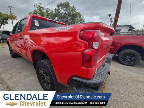 Red Hot 2025 Chevrolet Silverado 1500 Custom Trail Boss