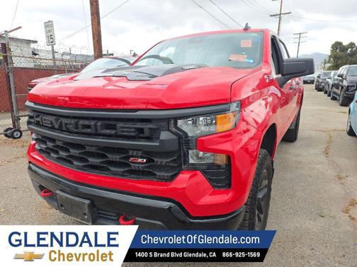 Red Hot 2025 Chevrolet Silverado 1500 Custom Trail Boss