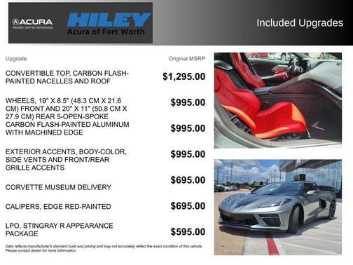 Gray Metallic 2023 Chevrolet Corvette Stingray w/2LT
