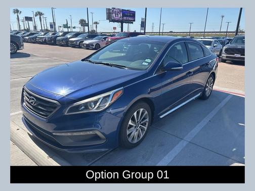 Lakeside Blue 2017 Hyundai SONATA Sport