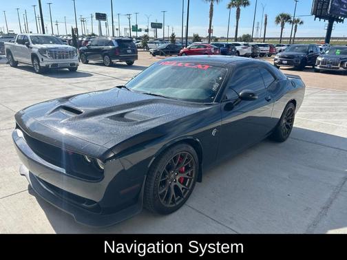 Pitch Black Clearcoat 2016 Dodge Challenger SRT Hellcat