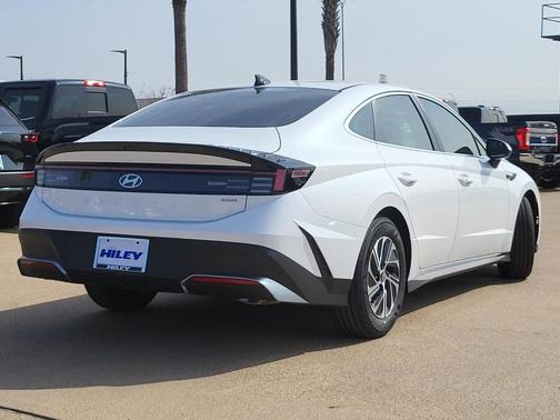 White 2026 Hyundai SONATA Hybrid Blue