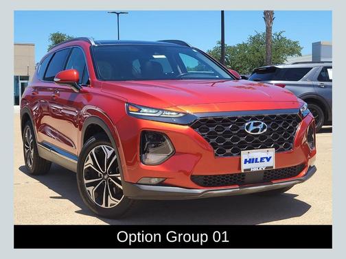 Lava Orange 2019 Hyundai SANTA FE Limited