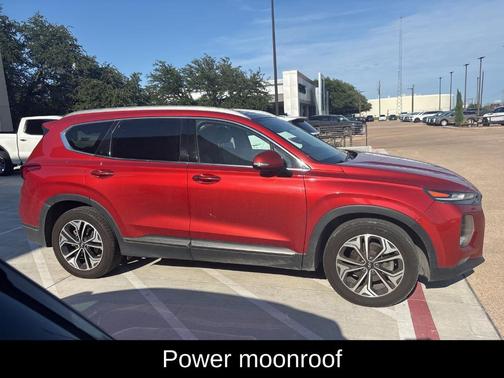 Lava Orange 2019 Hyundai SANTA FE Limited