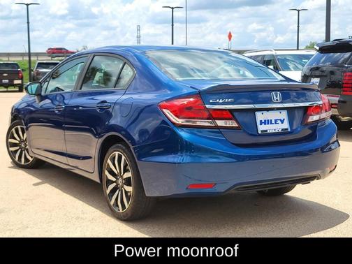 Dyno Blue Pearl 2014 Honda Civic EX-L