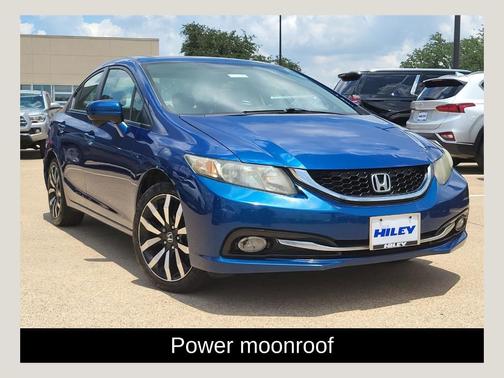 Dyno Blue Pearl 2014 Honda Civic EX-L