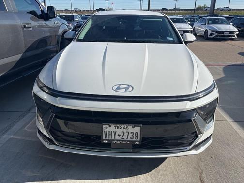 White 2024 Hyundai SONATA Hybrid SEL