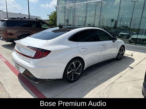 Quartz White 2021 Hyundai SONATA SEL Plus