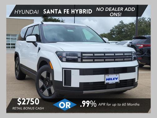 White 2026 Hyundai SANTA FE HEV SE