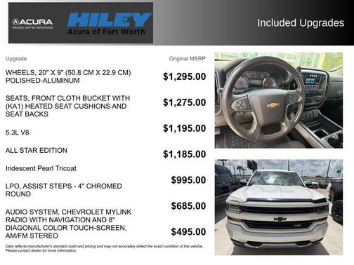 Iridescent Pearl Tricoat 2018 Chevrolet Silverado 1500 LT