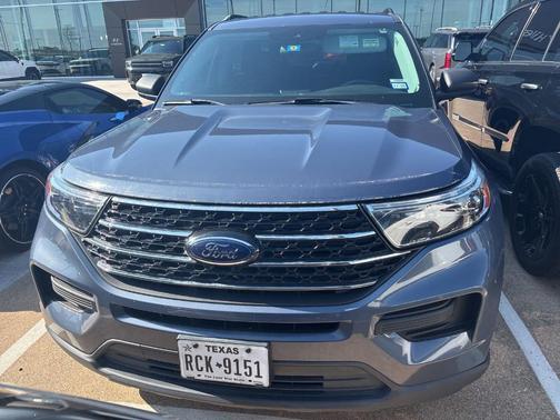 Infinite Blue Metallic Tinted Clearcoat 2021 Ford Explorer XLT