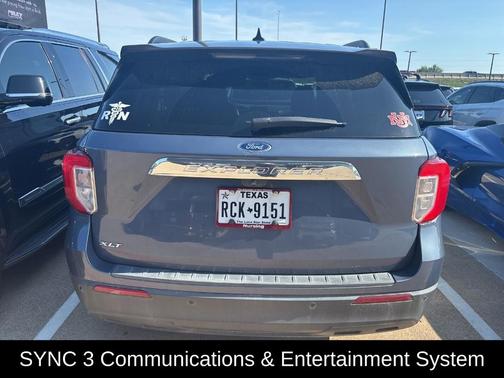 Infinite Blue Metallic Tinted Clearcoat 2021 Ford Explorer XLT