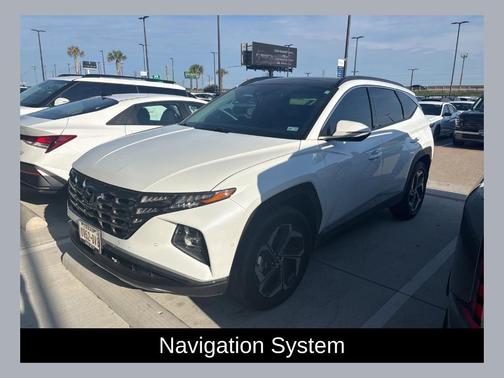 White Pearl 2024 Hyundai TUCSON Hybrid Limited