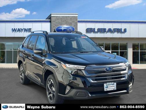 Crystal Black Silica 2025 Subaru Forester Hybrid Premium SUV