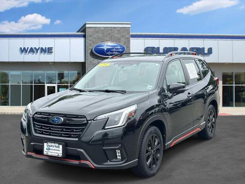 Crystal Black Silica 2023 Subaru Forester Sport
