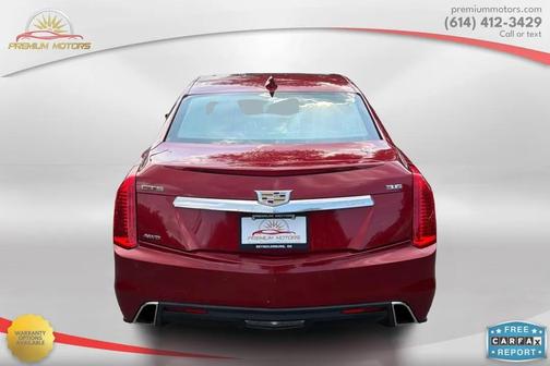 Red 2017 Cadillac CTS 3.6L Luxury