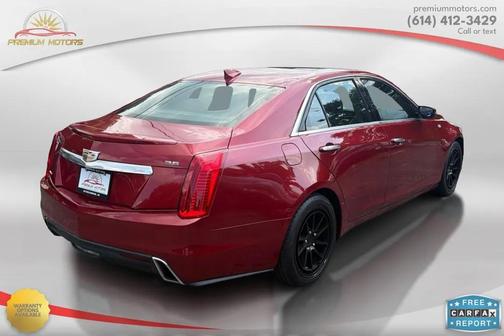 Red 2017 Cadillac CTS 3.6L Luxury