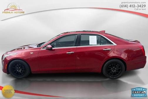 Red 2017 Cadillac CTS 3.6L Luxury