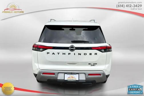 Pearl White Tricoat 2022 Nissan Pathfinder SL 4WD