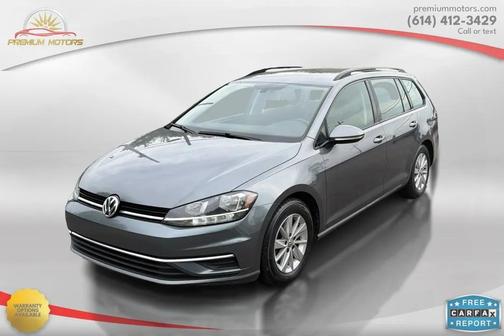 Platinum Gray Metallic 2019 Volkswagen Golf SportWagen TSI S