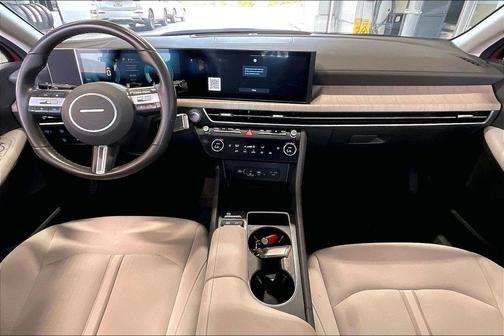 Ultimate red 2025 Hyundai SONATA Hybrid SE