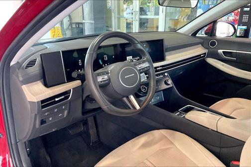 Ultimate red 2025 Hyundai SONATA Hybrid SE