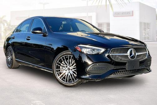 Black 2025 Mercedes-Benz C-Class C 300