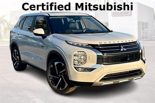 White Diamond 2024 Mitsubishi Outlander PHEV SE S-AWC