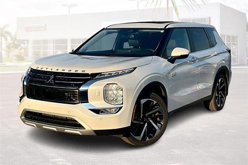 White Diamond 2024 Mitsubishi Outlander PHEV SE S-AWC