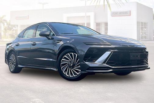Portofino Gray 2025 Hyundai SONATA Hybrid SE
