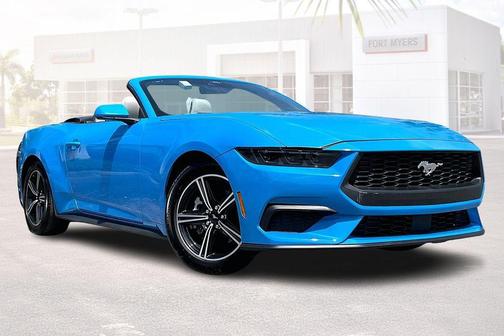 Grabber Blue Metallic 2025 Ford Mustang EcoBoost Premium